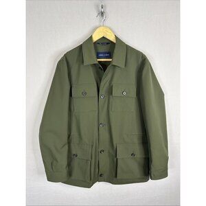 Cardinal Of Canada Men S Green Field Jacket Button Front Utility Coat